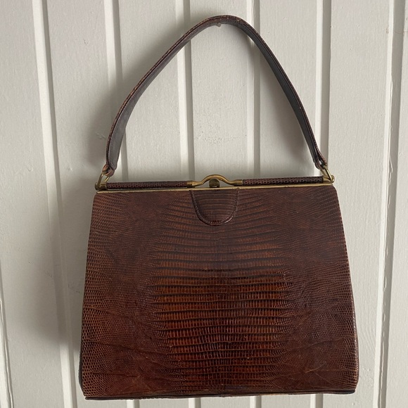 Vintage leather escort bag - Picture 2 of 10